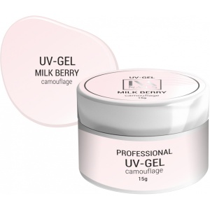 IVA NAILS Моделирующий гель MILK BERRY 15g