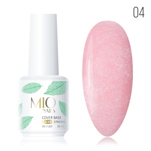 MIO NAILS Камуфлирующая база SHIMMER №04 15мл