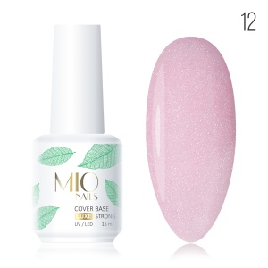 MIO NAILS Камуфлирующая база SHIMMER №12 15мл