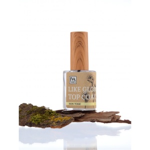 IVA NAILS ЛАК LIKE GLOSS TOP COAT (Топ покрытие гель-эффект) 10ml