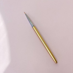 Pink-house-Кисть-золотая-ручка-Тонкая-№01