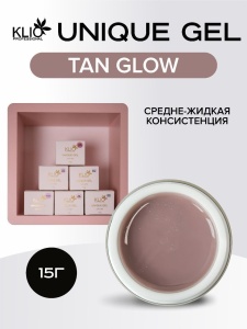 KLIO UNIQUE Gel Tan glow 15g,1