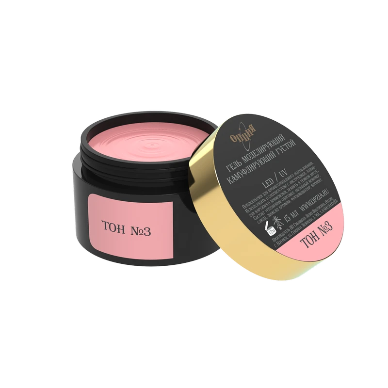 ОПЦИЯ Моделирующий ГУСТОЙ гель камуфлирующий №03 15мл ОПЦИЯ Моделирующий ГУСТОЙ гель камуфлирующий №03 15мл