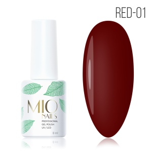 MIO NAILS Гель-лак RED-01 8 мл