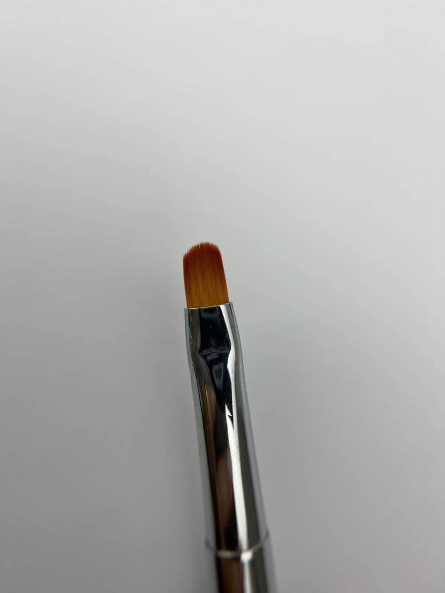 Кисть для геля и полигеля с лопаточкой (черная) 3