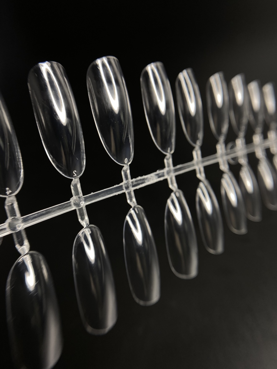 ANDI Гелевые типсы для наращивания Gel tips ОВАЛ Clear 240шт,3