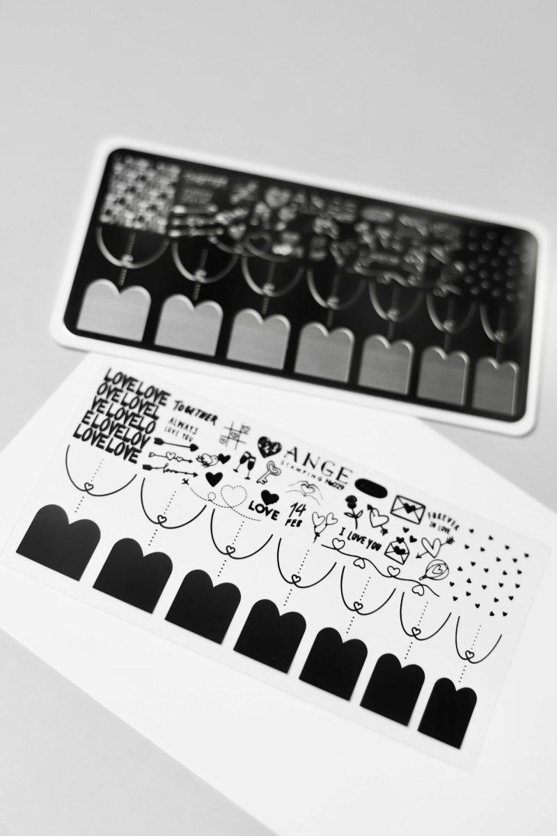 ANGE Пластина для стемпинга №029,8