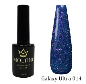 MOLTINI Гель-лак Galaxy Ultra светоотражающий №014 12мл