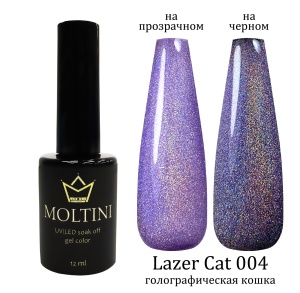 MOLTINI Гель-лак Lazer Cat №004 12мл