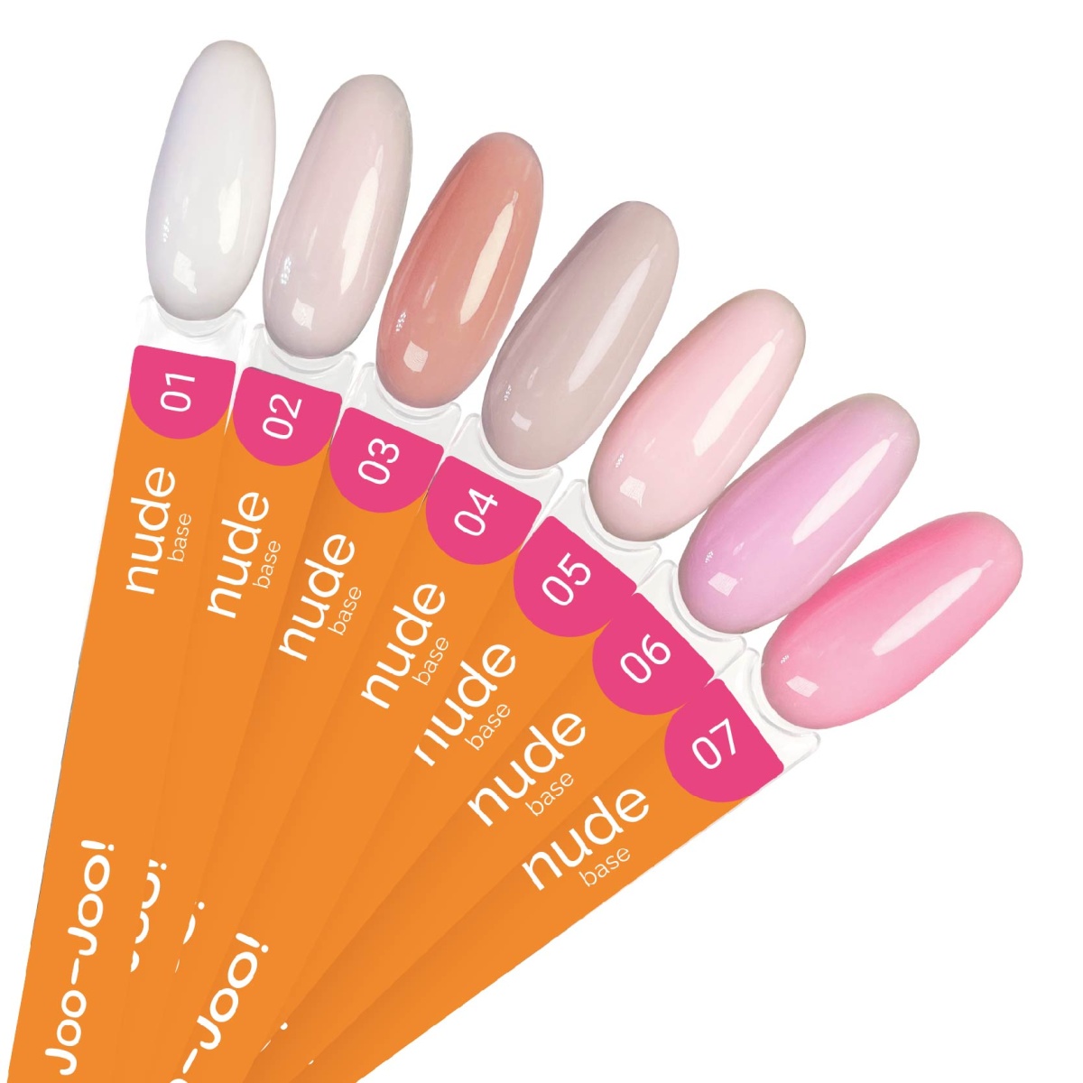 Joo-Joo Камуфлирующая Rubber Base Nude №01 15мл,2