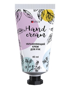 MILV Крем для рук увлажняющий 40 мл. Арт.18737 БАНАН