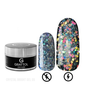 Grattol Gel Crystal Bright  №05 15 ml