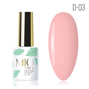 MIO NAILS Гель-лак D-03 Сладкая вата 8 мл