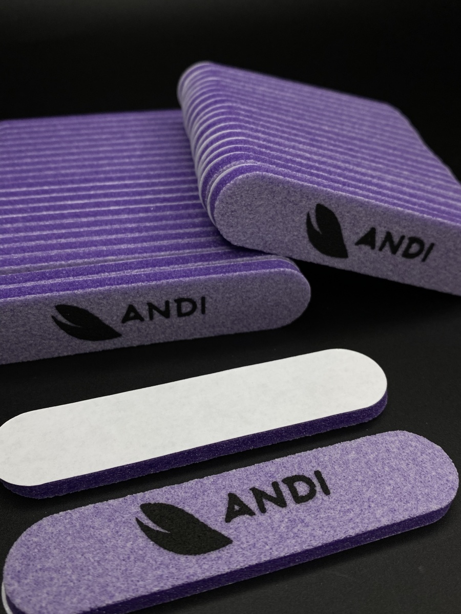 ANDI Бафы к основе размер M, 180 гритт, 40 шт.уп (Фиолетовый).6