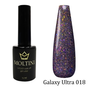MOLTINI Гель-лак Galaxy Ultra светоотражающий №018 12мл