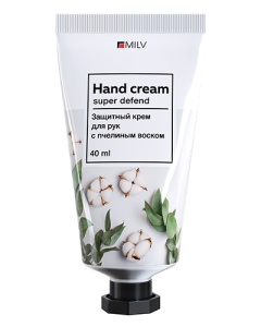MILV Защитный крем для рук с пчелиным воском 40 мл. Арт.18709 ТРОПИК