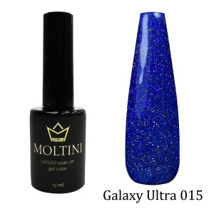 MOLTINI Гель-лак Galaxy Ultra светоотражающий №015 12мл