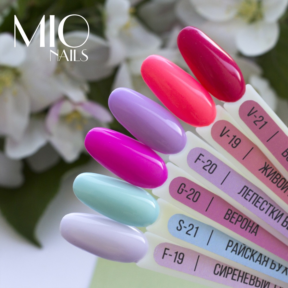 MIO NAILS Гель-лак V-21 Восточные специи 8 мл.1