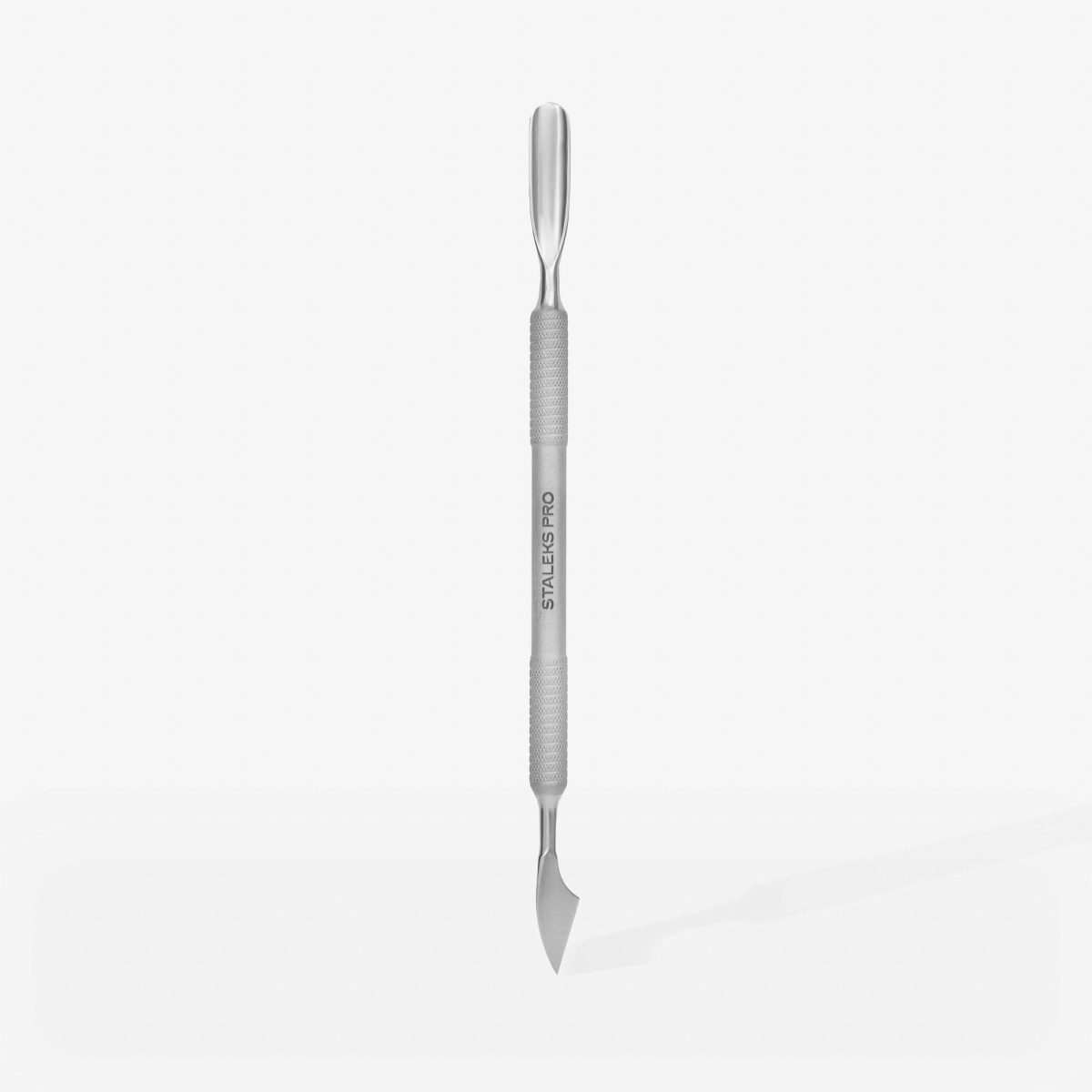 СТАЛЕКС PRO SMART Лопатка маникюрная PS-50.2 (10.2) TYPE 2 (скругленный пушер + топорик),2 СТАЛЕКС PRO SMART Лопатка маникюрная PS-50.2 (10.2) TYPE 2 (скругленный пушер + топорик),2