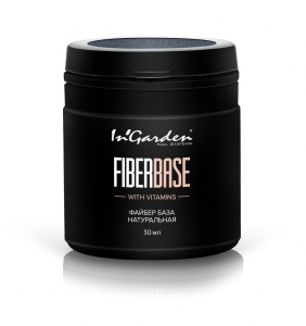 INGARDEN Каучуковая натуральная Файбер  база с витаминами Е и В5 30 мл