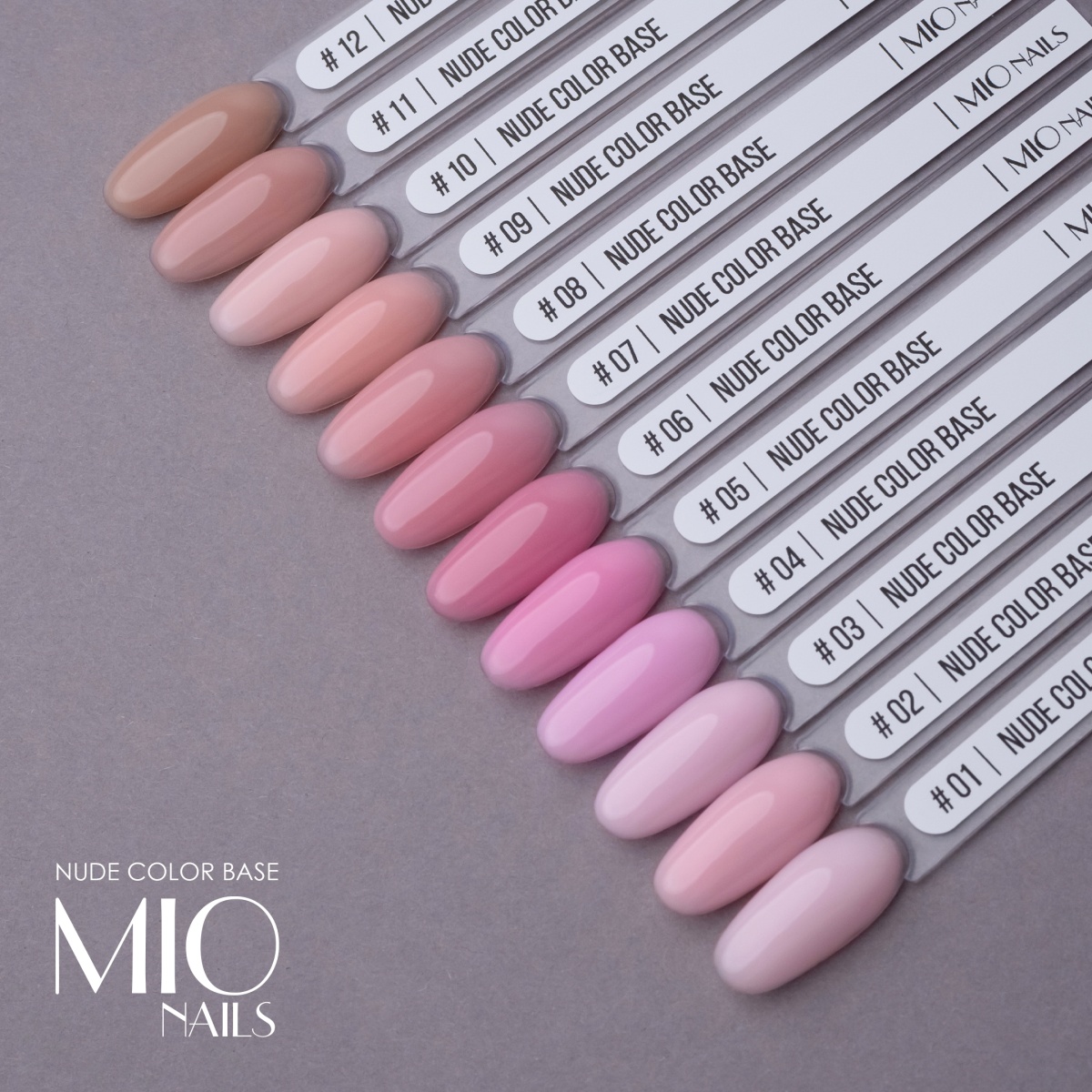 MIO NAILS Камуфлирующая база COLOR Nude №08 15мл,1