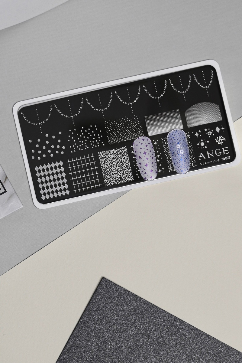 ANGE Пластина для стемпинга №027,5
