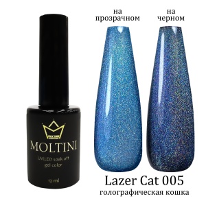 MOLTINI Гель-лак Lazer Cat №005 12мл