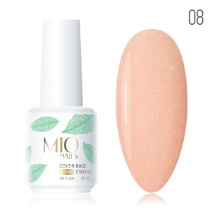 MIO NAILS Камуфлирующая база SHIMMER №09 15мл