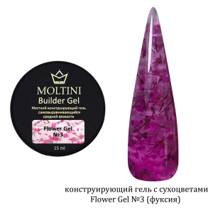 MOLTINI Builder Gel Flower №03