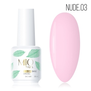 MIO NAILS Камуфлирующая база COLOR Nude №03 15мл