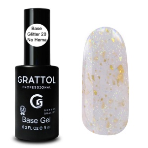 Grattol Base Camouflage Glitter GTGB №20 9мл.
