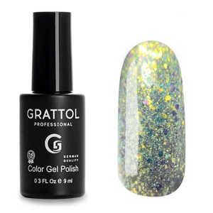 Grattol Гель-лак Opal Antic Gold 9мл.