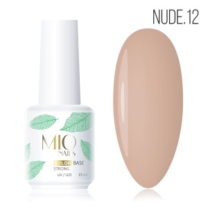 MIO NAILS Камуфлирующая база COLOR Nude №12 15мл