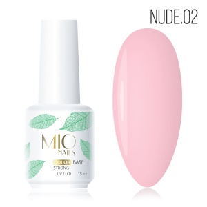MIO NAILS Камуфлирующая база COLOR Nude №02 15мл