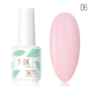 MIO NAILS Камуфлирующая база SHIMMER №06 15мл
