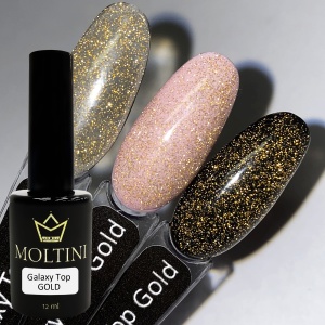 MOLTINI Top Galaxy Gold Светоотражающий без лс 12мл