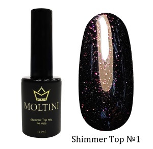 MOLTINI Shimmer Top №1 мерцающий без лс12 мл.