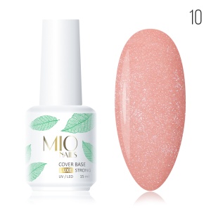 MIO NAILS Камуфлирующая база SHIMMER №10 15мл