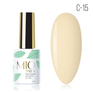 MIO NAILS Гель-лак C-15 Белый шоколад 8 мл