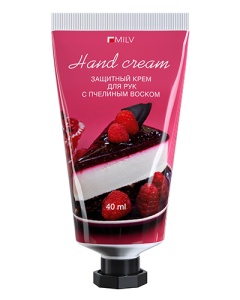 MILV Защитный крем для рук с пчелиным воском 40 мл. Арт.18710 ПЕЧЕНЬЕ МАКАРОН
