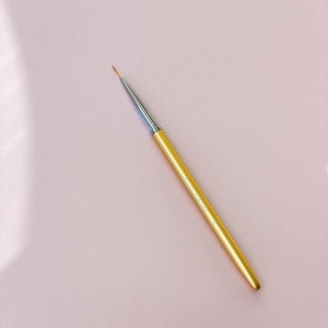 Pink-house-Кисть-золотая-ручка-Тонкая-№02