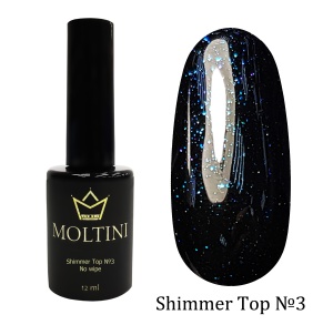 MOLTINI Shimmer Top №3 мерцающий без лс 12 мл.