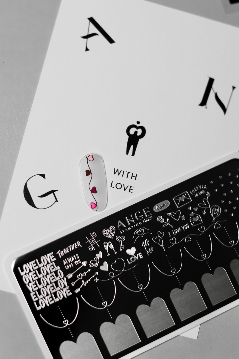 ANGE Пластина для стемпинга №029,6