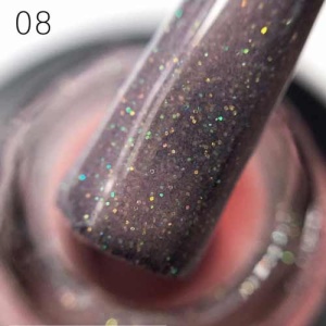 Grattol Base Camouflage Glitter GTGB №08 9мл.