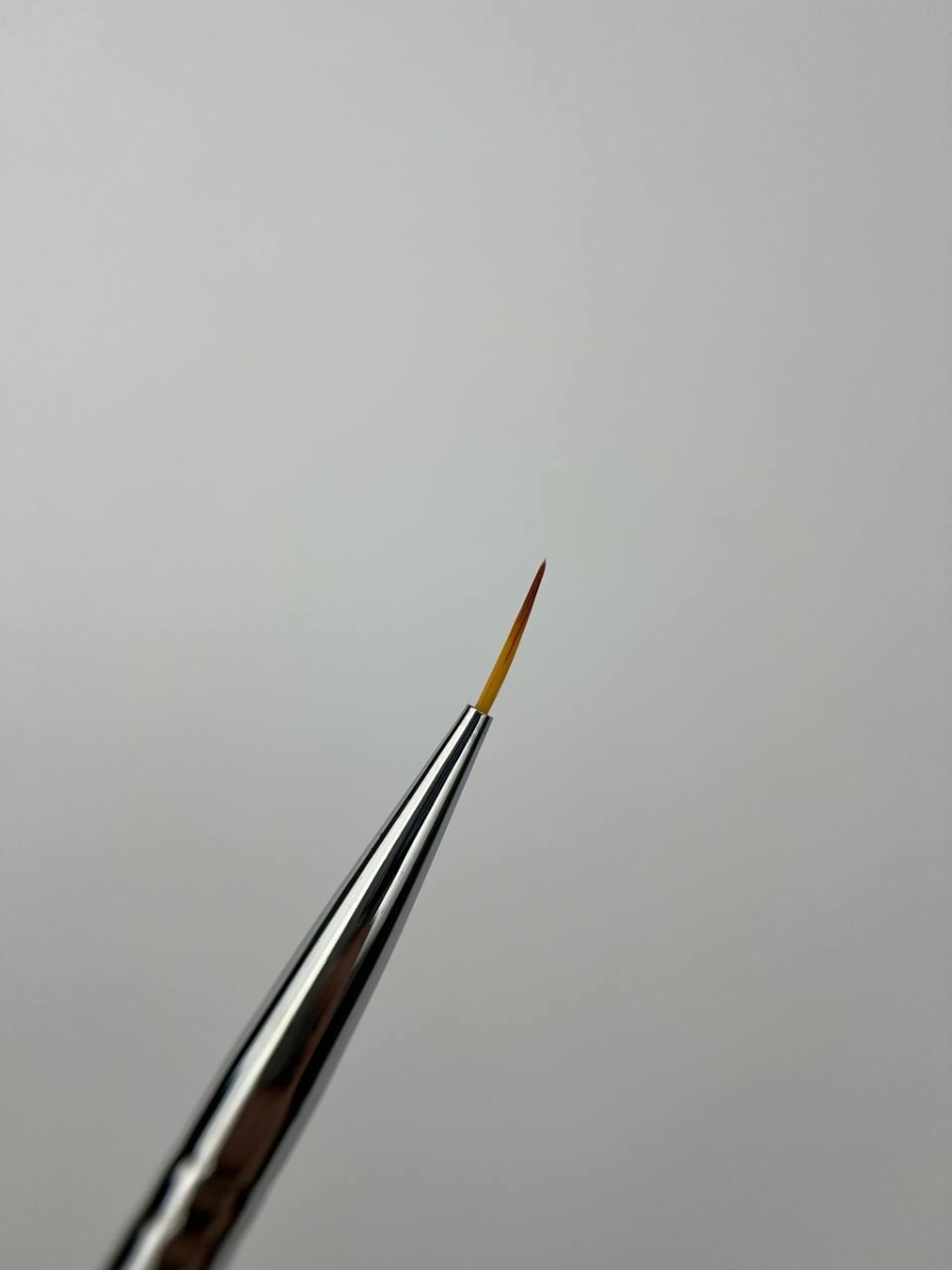 Кисть для дизайна Волосок 11 мм, красное дерево (в тубе)2