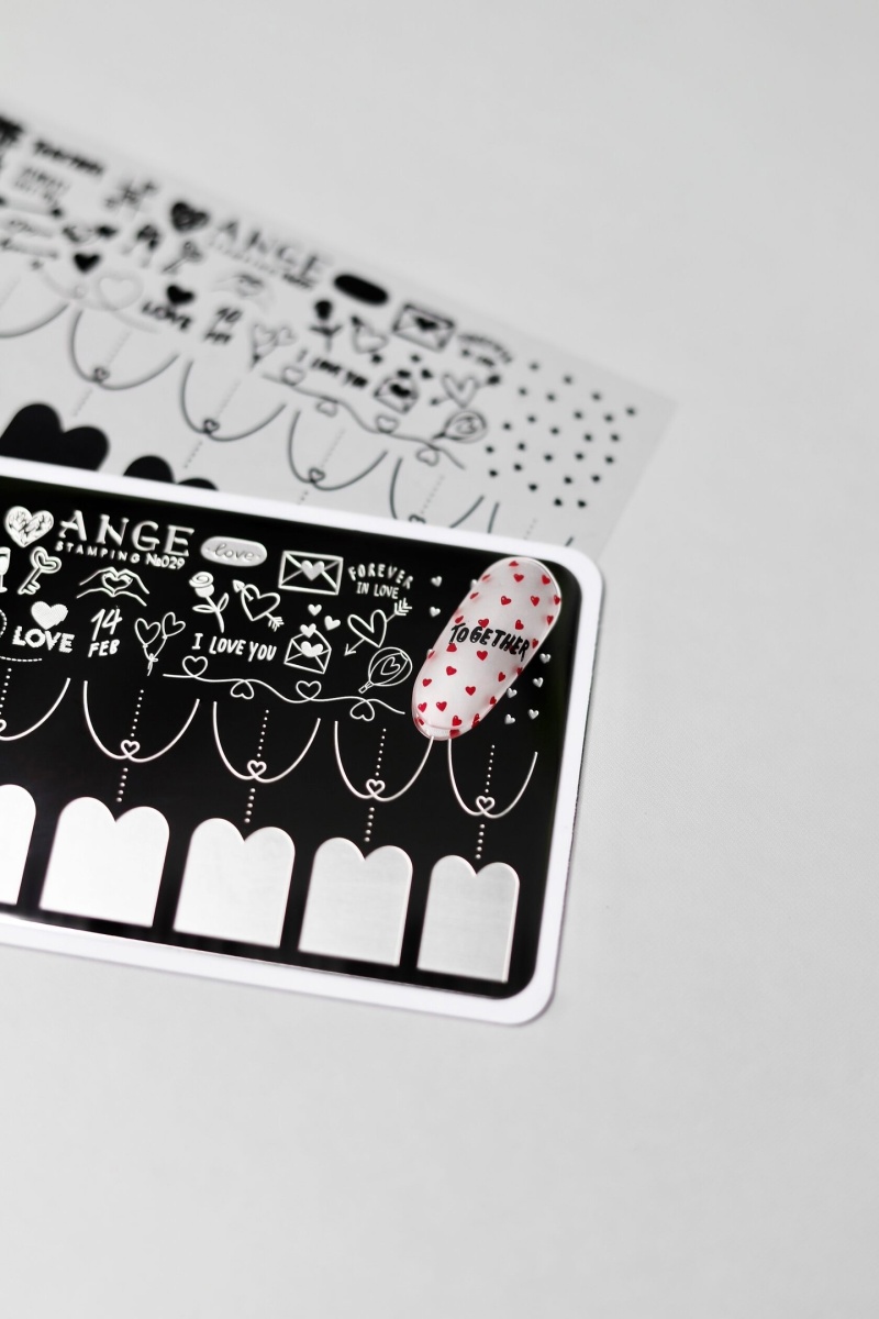 ANGE Пластина для стемпинга №029,7