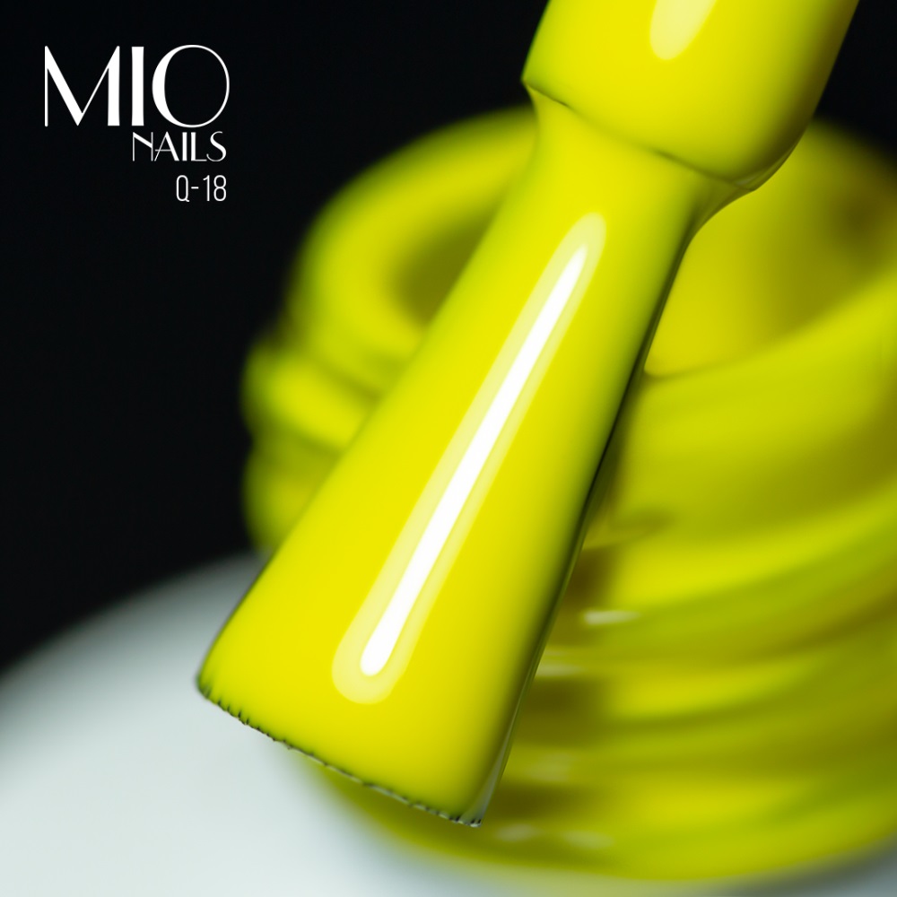 MIO NAILS Гель-лак Q-18 Желтая акация 8мл