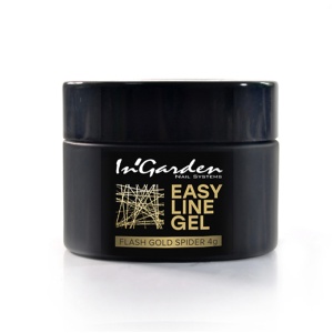 INGARDEN Гель-паутинка светоотражающая золотая Easy line Gel flash gold spide 4г