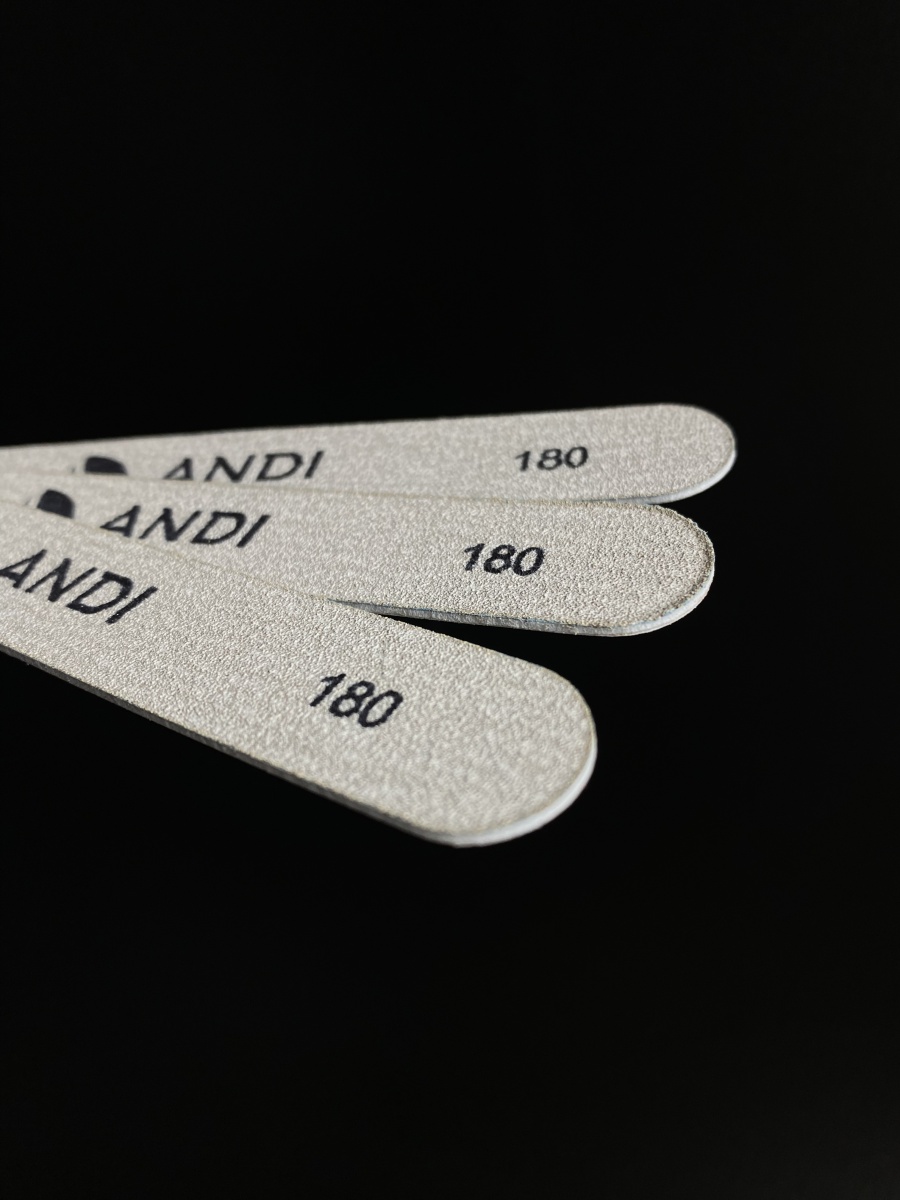 ANDI PREMIUM Файлы к основе 18-130, 180 гритт (серый) 50 шт,уп,4