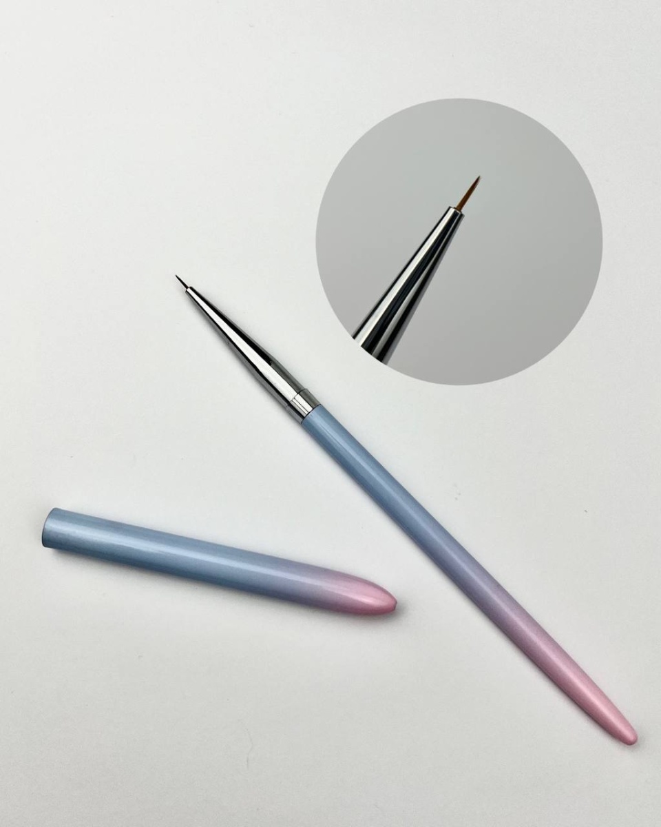 Кисть тонкая 5мм (Ручка градиент)